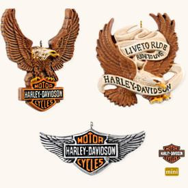 2008 Harley - American Legend Insignias Set of 3 | The Ornament Shop