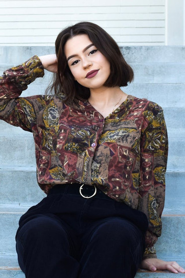Charming Vintage Blouse - Retro Inspired Style