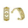 Gianna Ear Cuff in 14k Yellow Gold and Diamonds