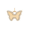 GiGi's Favorite Butterfly Charm in 14K Yellow Gold with Diamonds