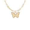 GiGi's Favorite Butterfly Charm on Paperclip Chain