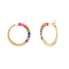 Portofino Sapphire Hoop Earrings