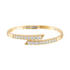 Portofino  18k Gold Diamond Hinged Cuff