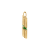 Portofino Penne Charm with Tsavorite Garnet