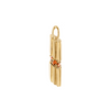 Portofino Penne Charm with Orange Sapphire