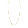 14k yellow gold Paperclip chain