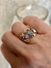 Essentials Open Ring with Pink Sapphire