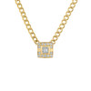 Marcella Diamond Curb Link Pendant