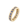 Mosaic Blue Sapphire Band