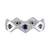 Lucia Eternity Band with Blue Sapphire