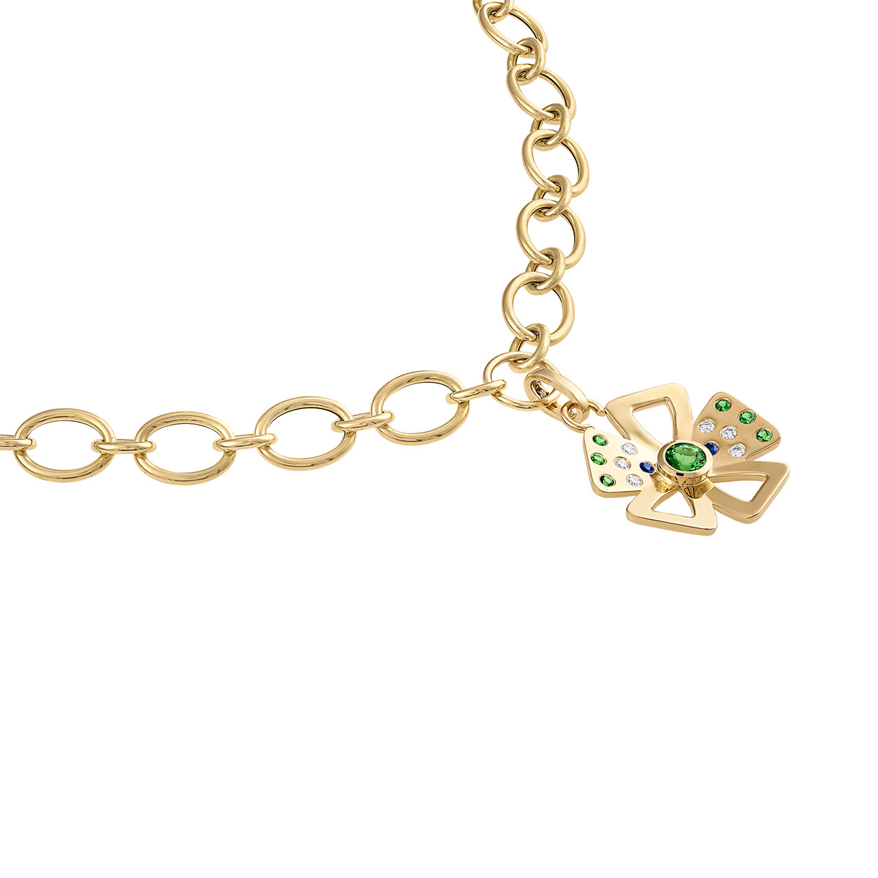 Marcella Links Statement Flower Pendant - GiGi Ferranti Jewelry