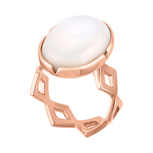 Lucia Cabochon Ring with Open Shank
