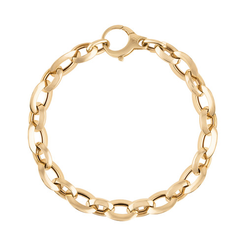 18 Kt Gold Plated Moon Star Charm bracelet, Francessca – Inaya Accessories