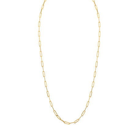 Paperclip Chain in 14k Gold 2mm