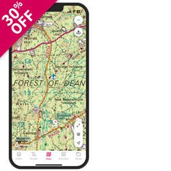 OS Maps app on mobile
