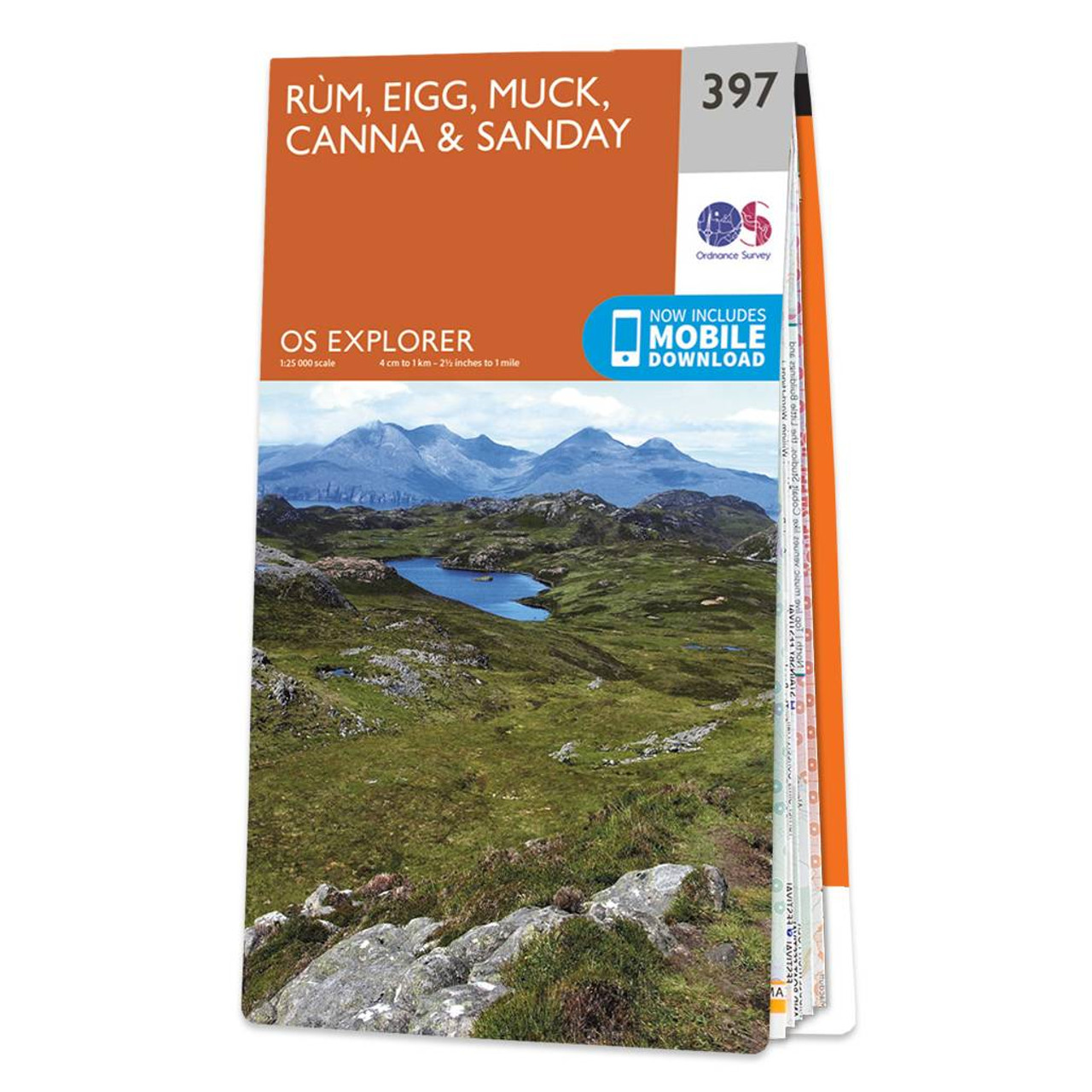 Maps Coastal Hebrides Ordnance - 397 Ram Eigg Muck Canna Sanday Explorer Map Cover 61523.1596791272 