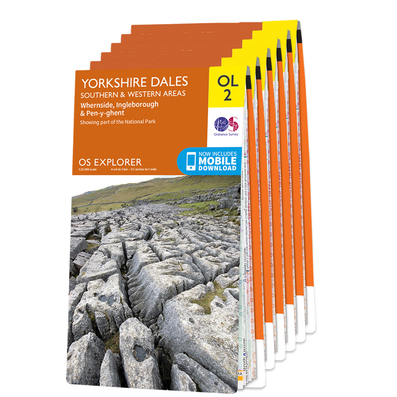 OS Explorer Yorkshire Dales map set