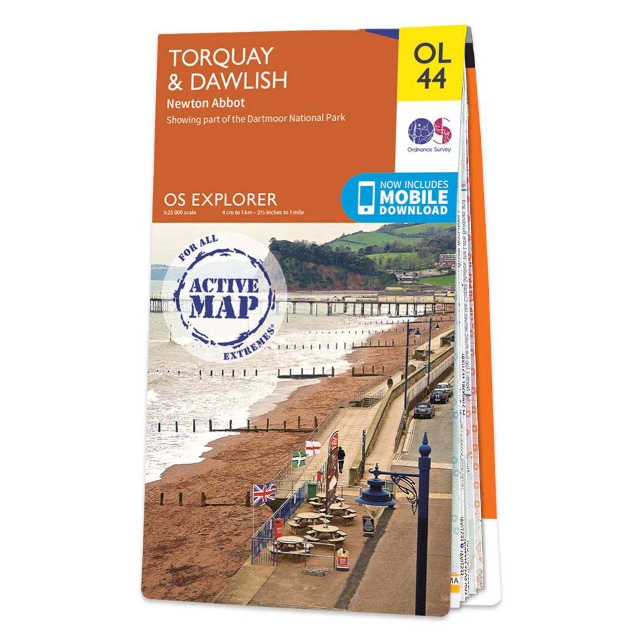 Ordnance Survey OS Map of Torquay & Dawlish: Explorer OL44
