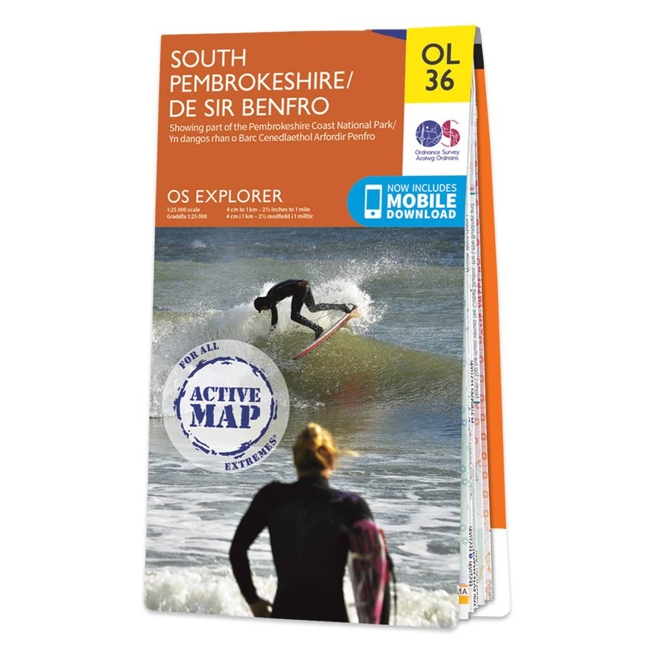 Ordnance Survey OS Map of South Pembrokeshire: Explorer OL36