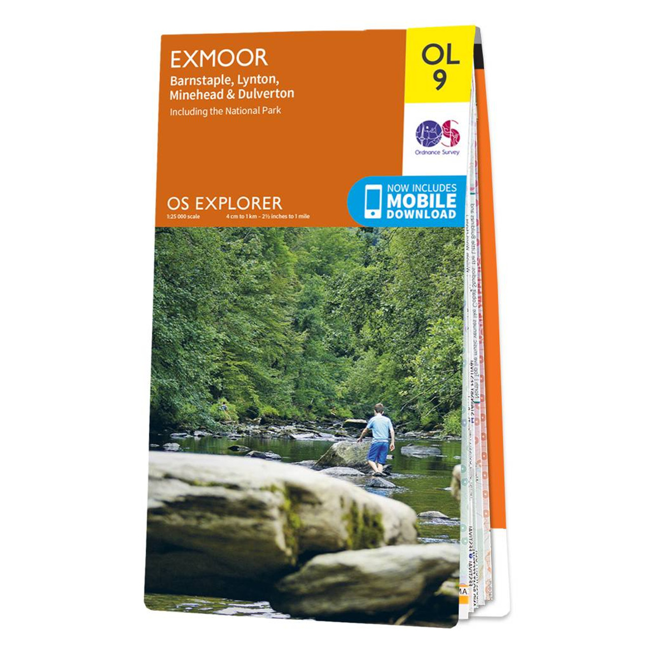 Ordnance Survey OS Map of Exmoor: Explorer OL9