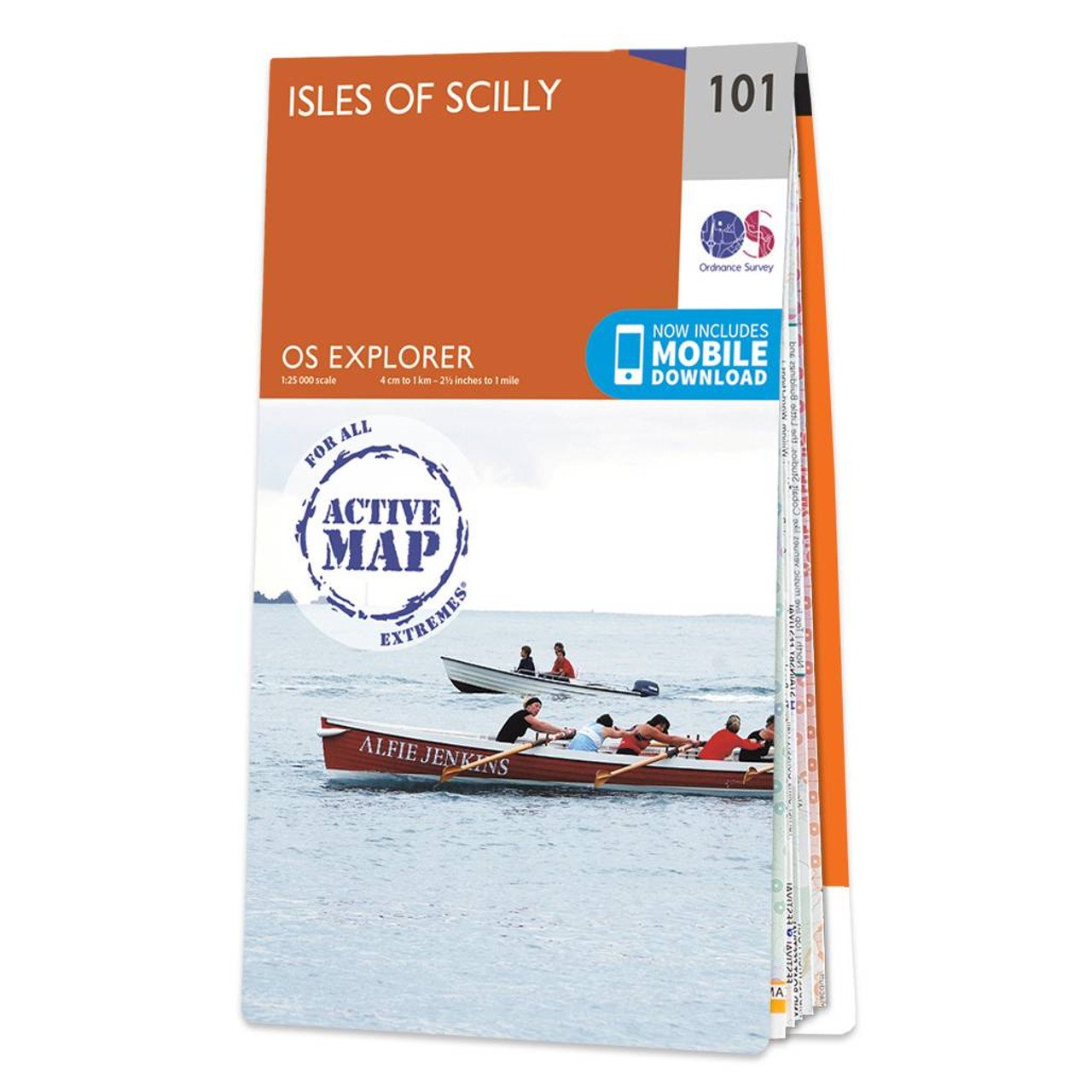 Ordnance Survey OS Map of Isles of Scilly: Explorer 101
