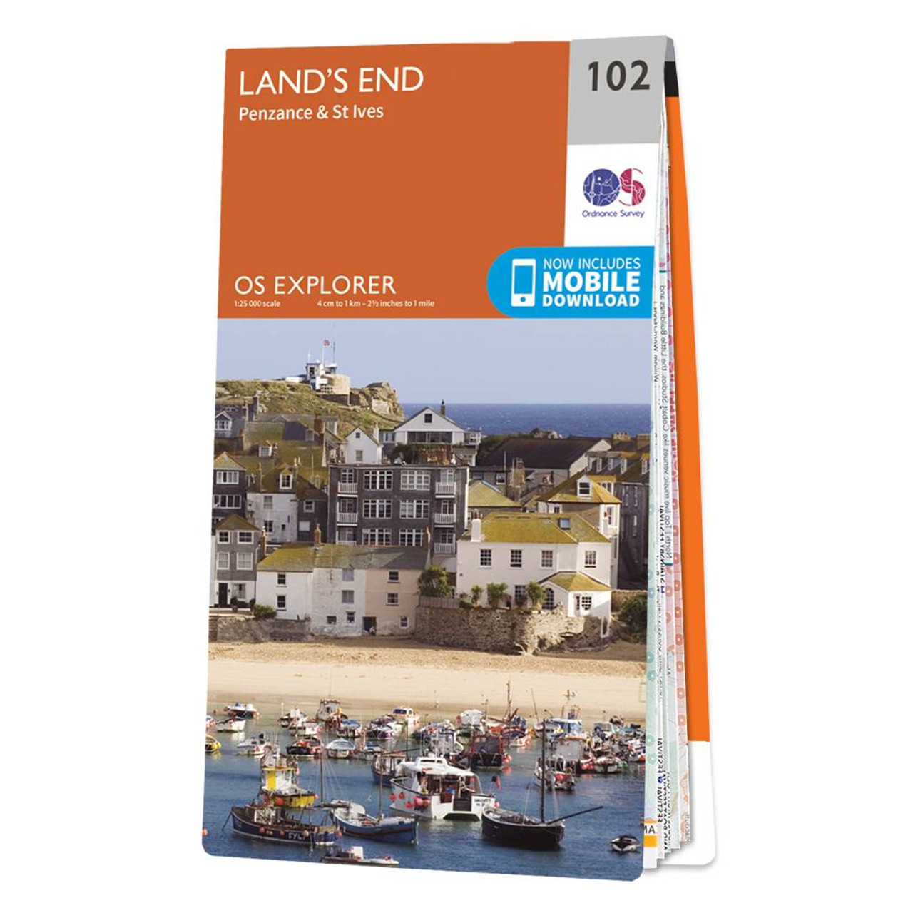 Ordnance Survey OS Map of Land's End: Explorer 102