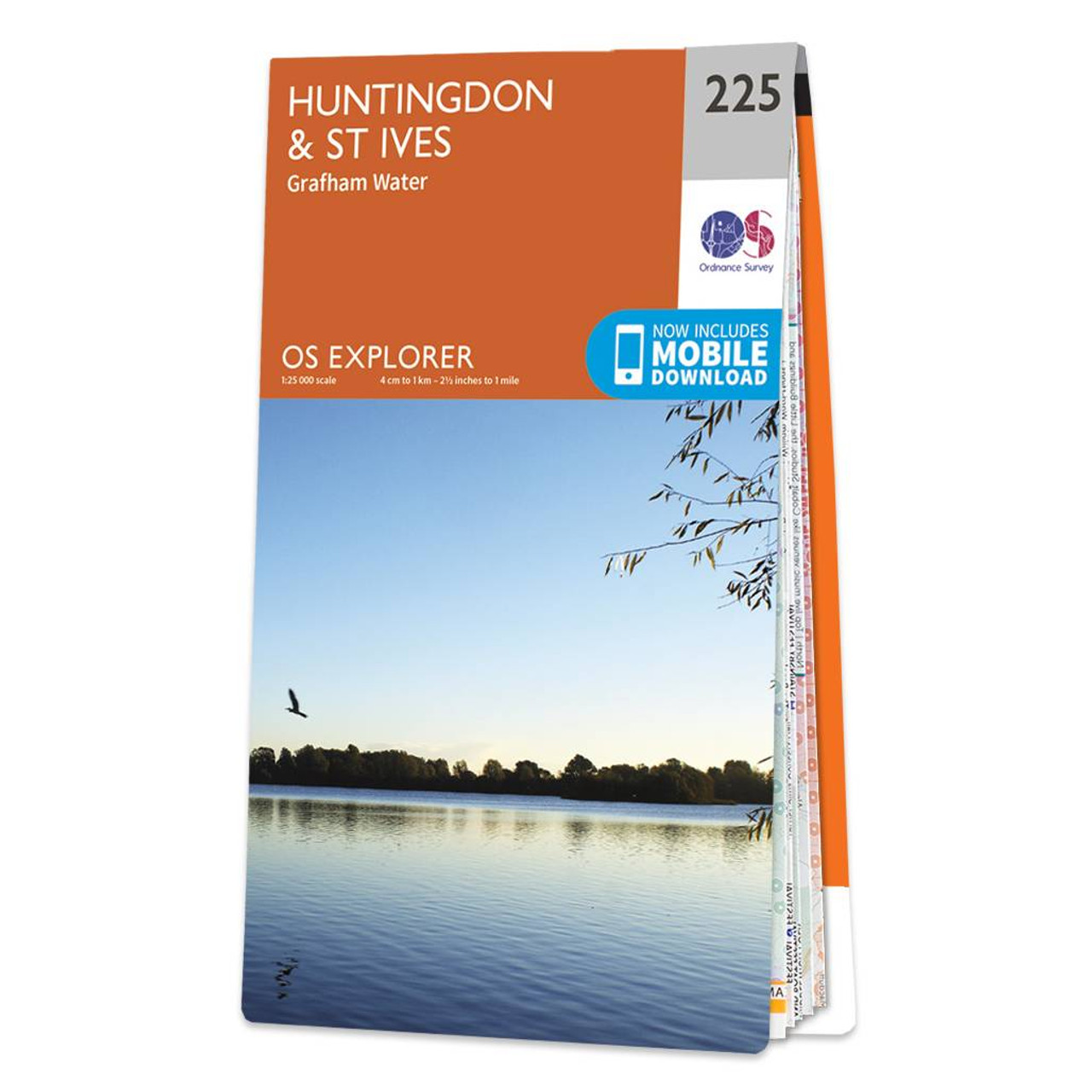 Ordnance Survey Map of Huntingdon & St Ives