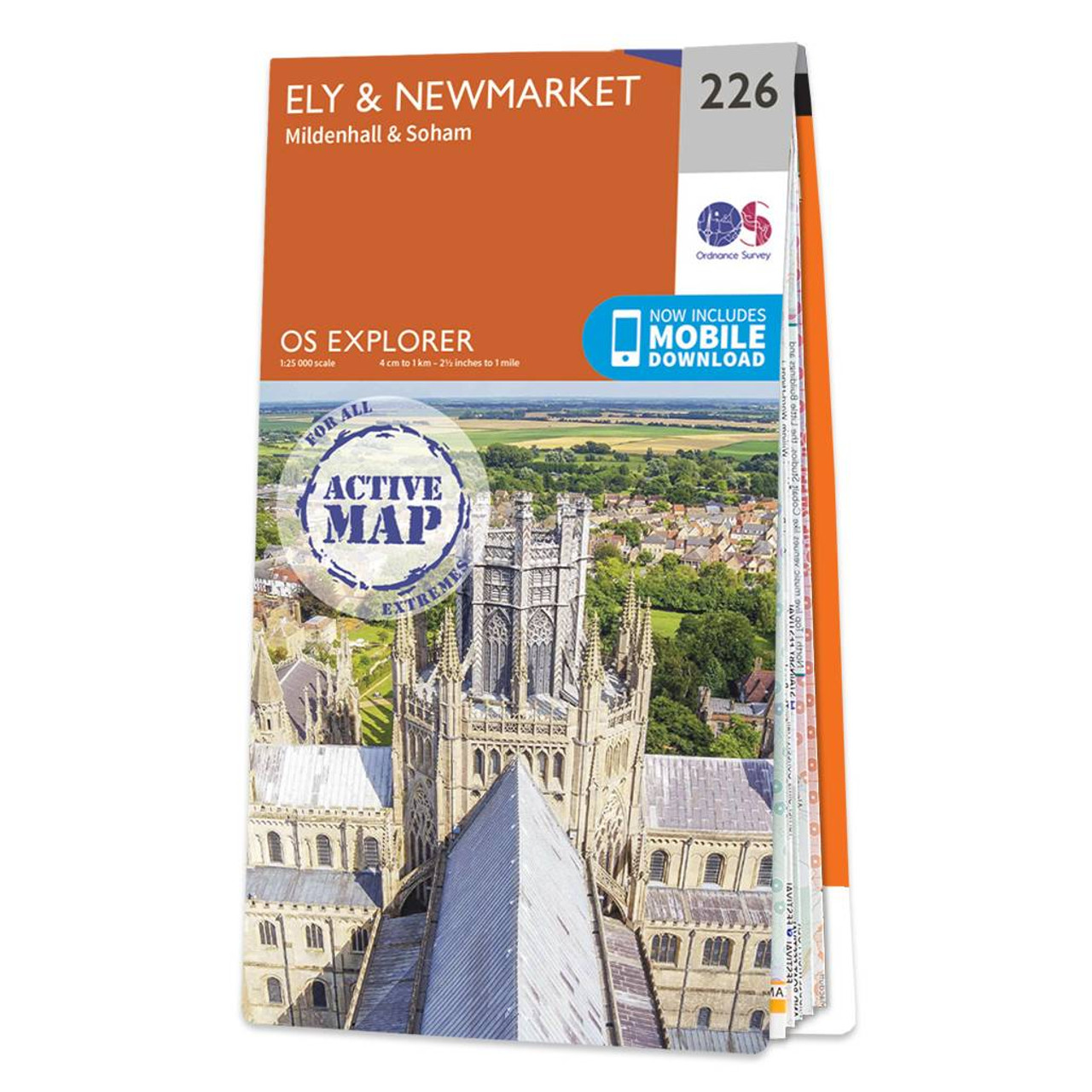 Ordnance Survey Map of Ely & Newmarket