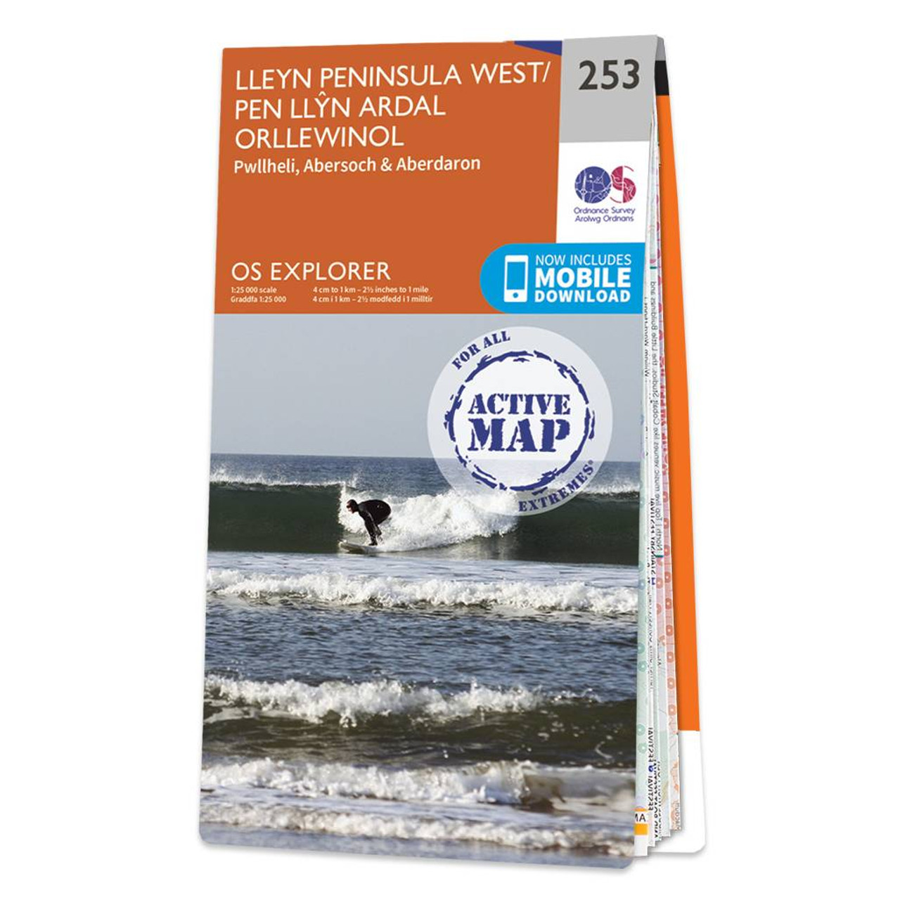 Ordnance Survey Map of Lleyn Peninsula West