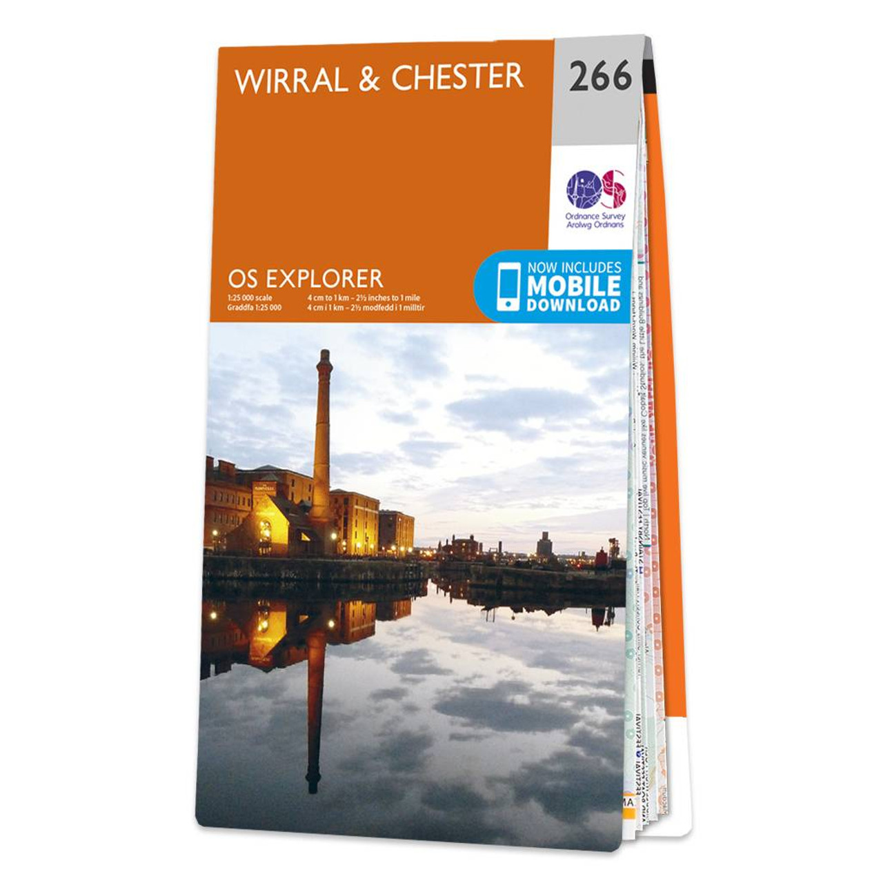 Ordnance Survey Map of Wirral & Chester