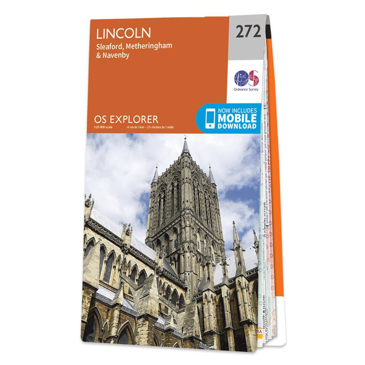 Ordnance Survey Map of Lincoln