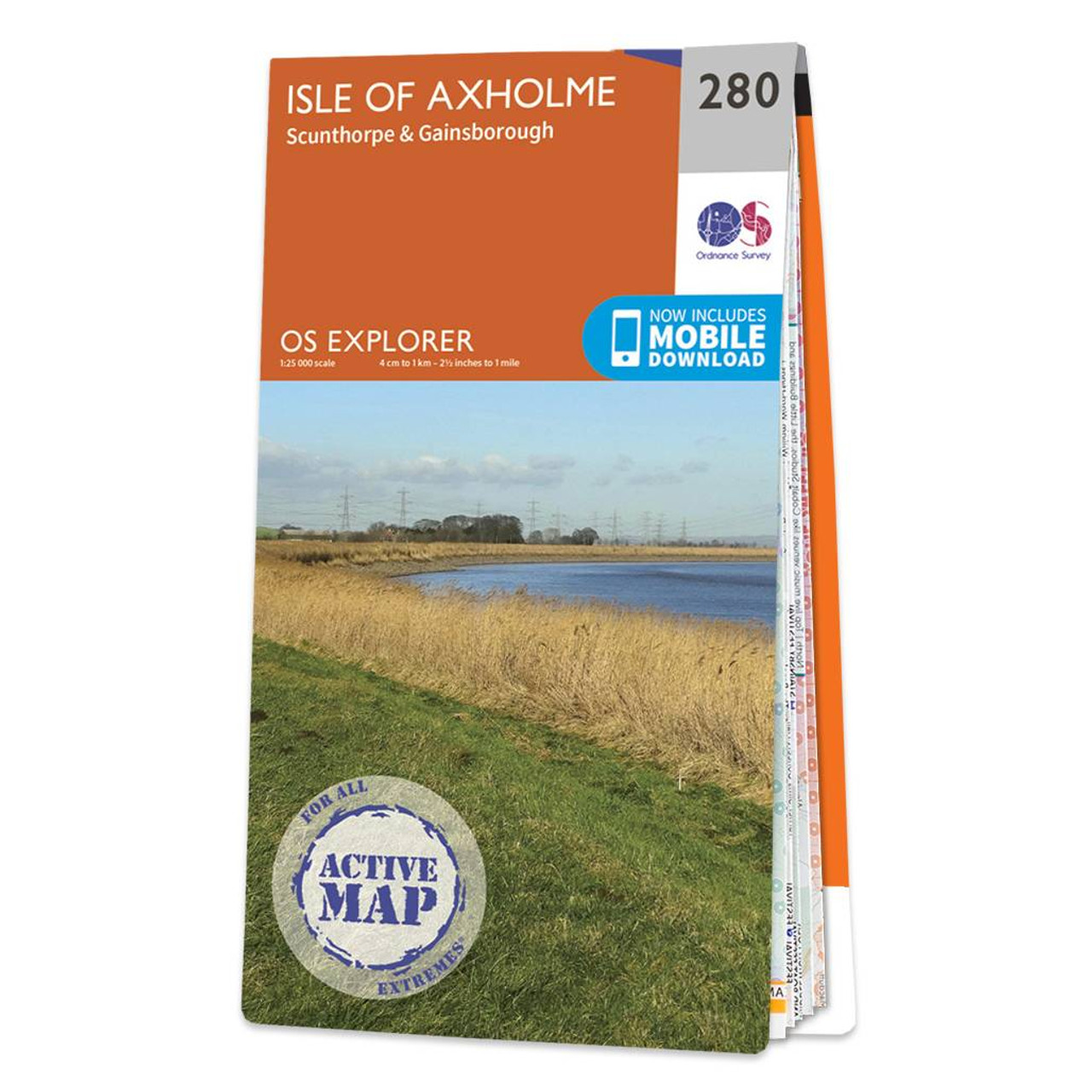 Ordnance Survey OS Map of Isle of Axholme: Explorer 280