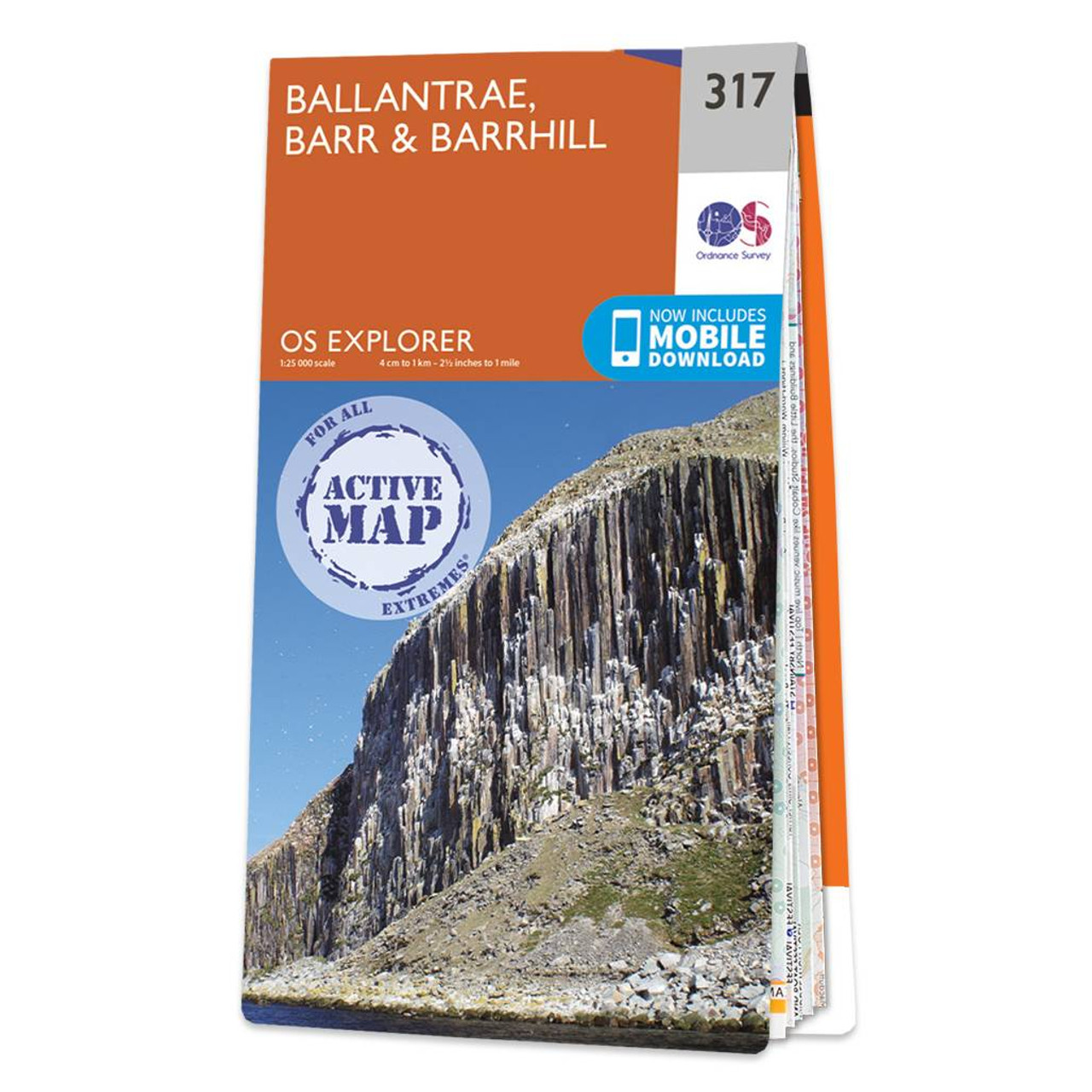 Ordnance Survey OS Map of Ballantrae, Barr & Barrhill: Explorer 317