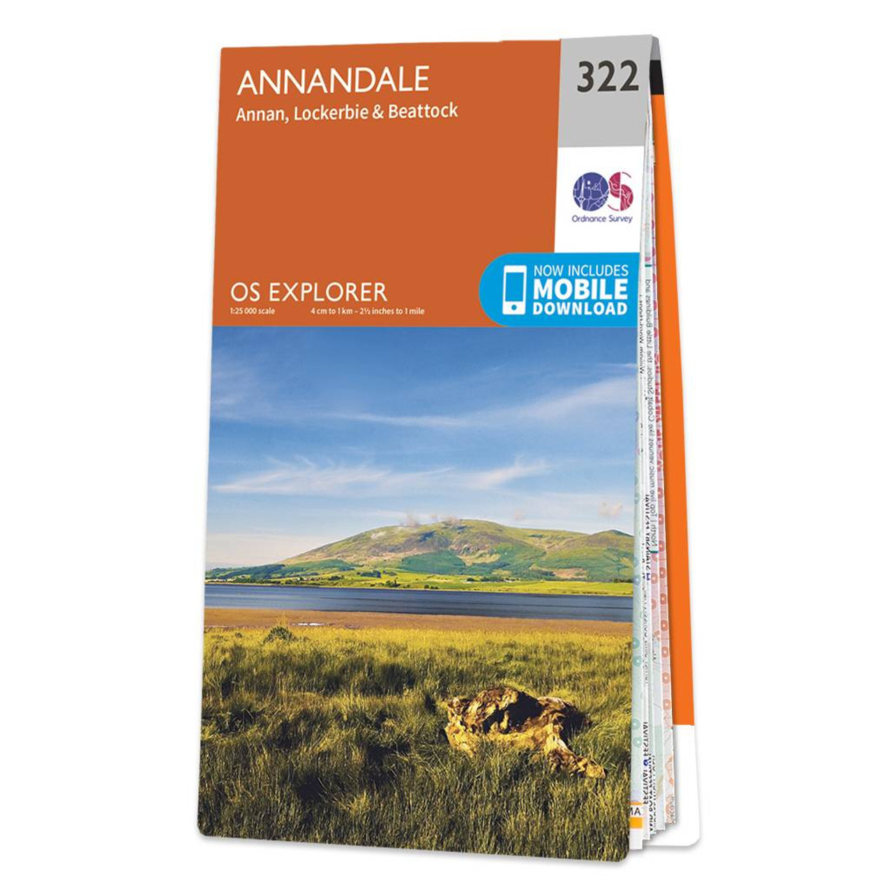 Ordnance Survey OS Map of Annandale: Explorer 322
