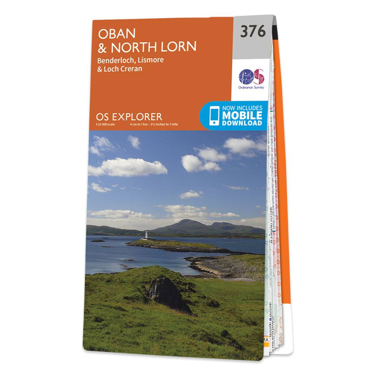 Ordnance Survey Map of Oban & North Lorn