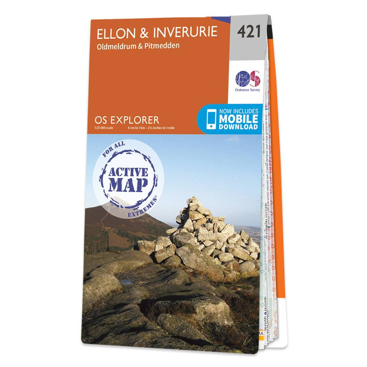 Ordnance Survey OS Map of Ellon & Inverurie: Explorer 421