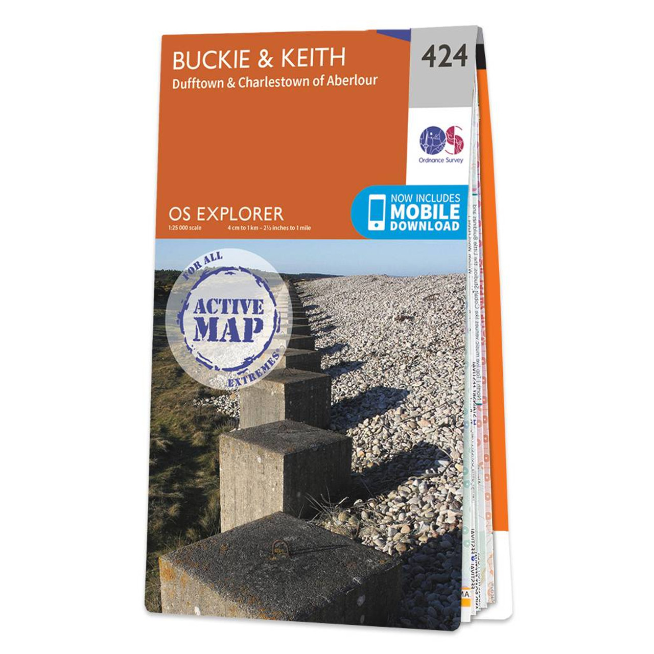 Ordnance Survey Map of Buckie & Keith