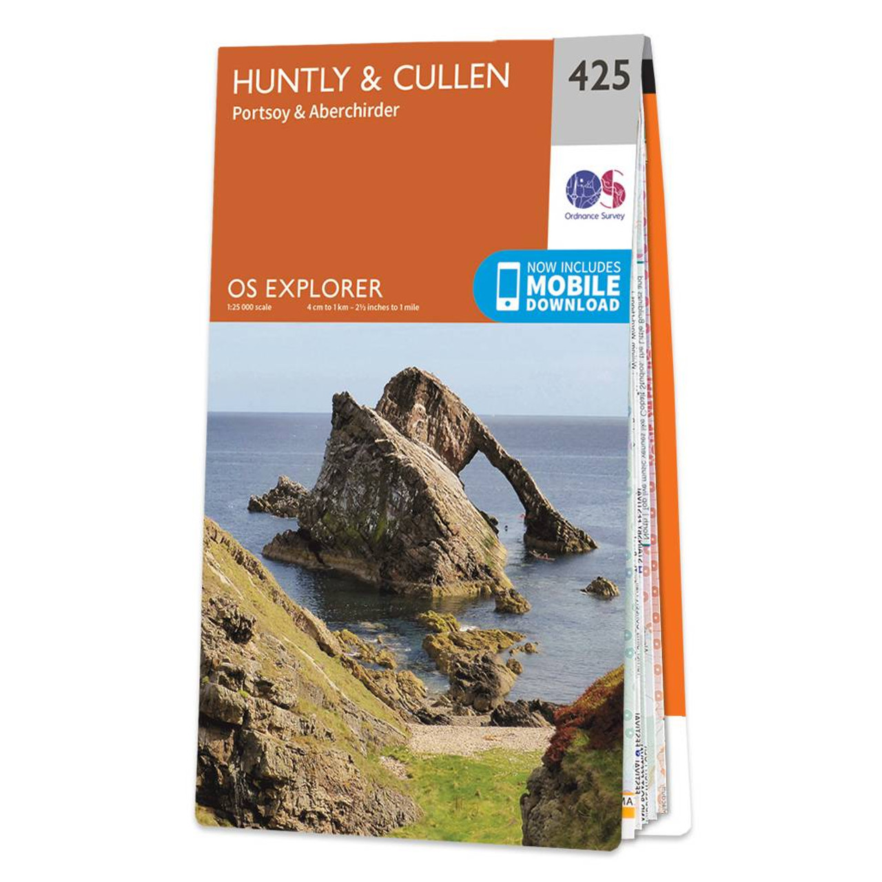 Ordnance Survey Map of Huntly & Cullen