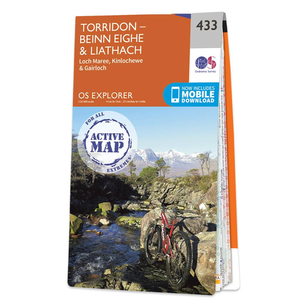 Image of Ordnance Survey OS Map of Torridon - Beinn Eighe & Liathach: Explorer 433
