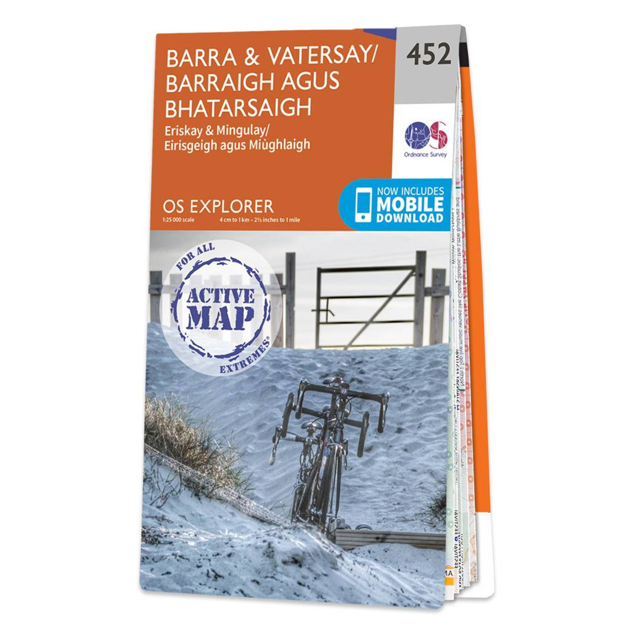 Ordnance Survey OS Map of Barra & Vatersay: Explorer 452