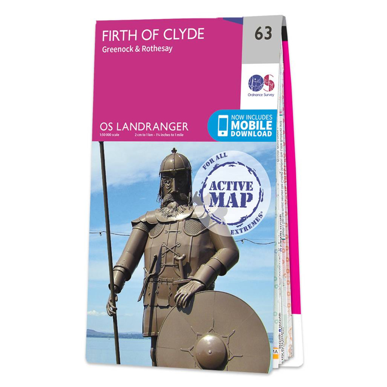Ordnance Survey OS Map of Firth of Clyde: Landranger 63