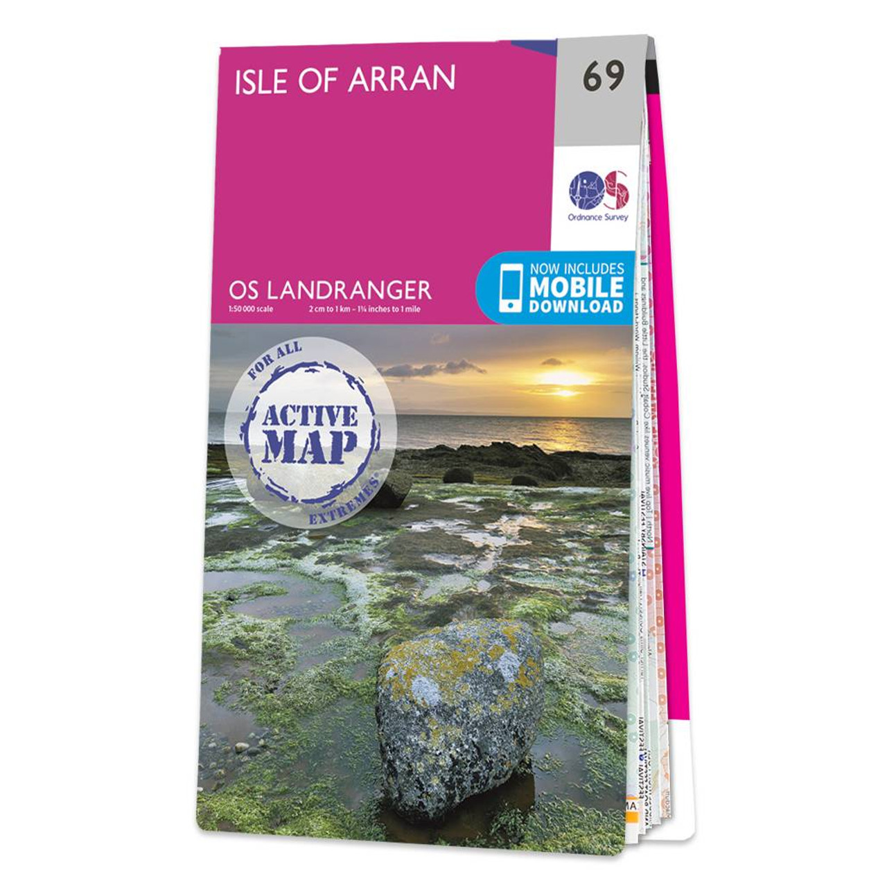 Ordnance Survey OS Map of Isle of Arran Landranger: Landranger 69