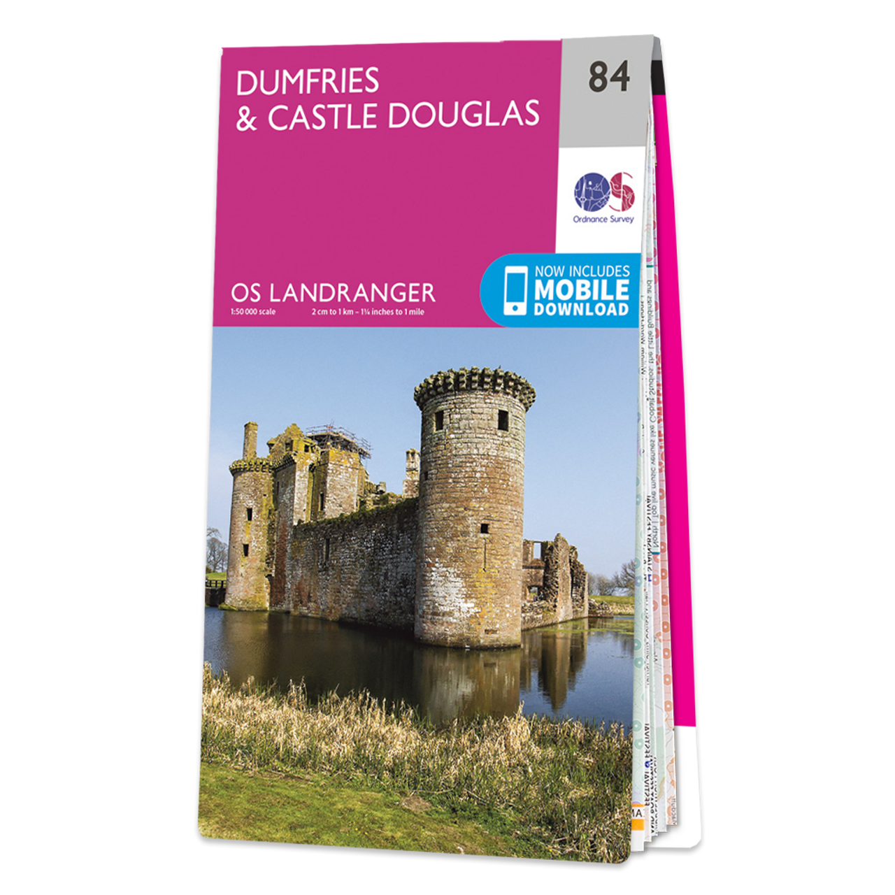 Os Map Of Dumfries Castle Douglas Landranger 84 Map Ordnance Survey Shop