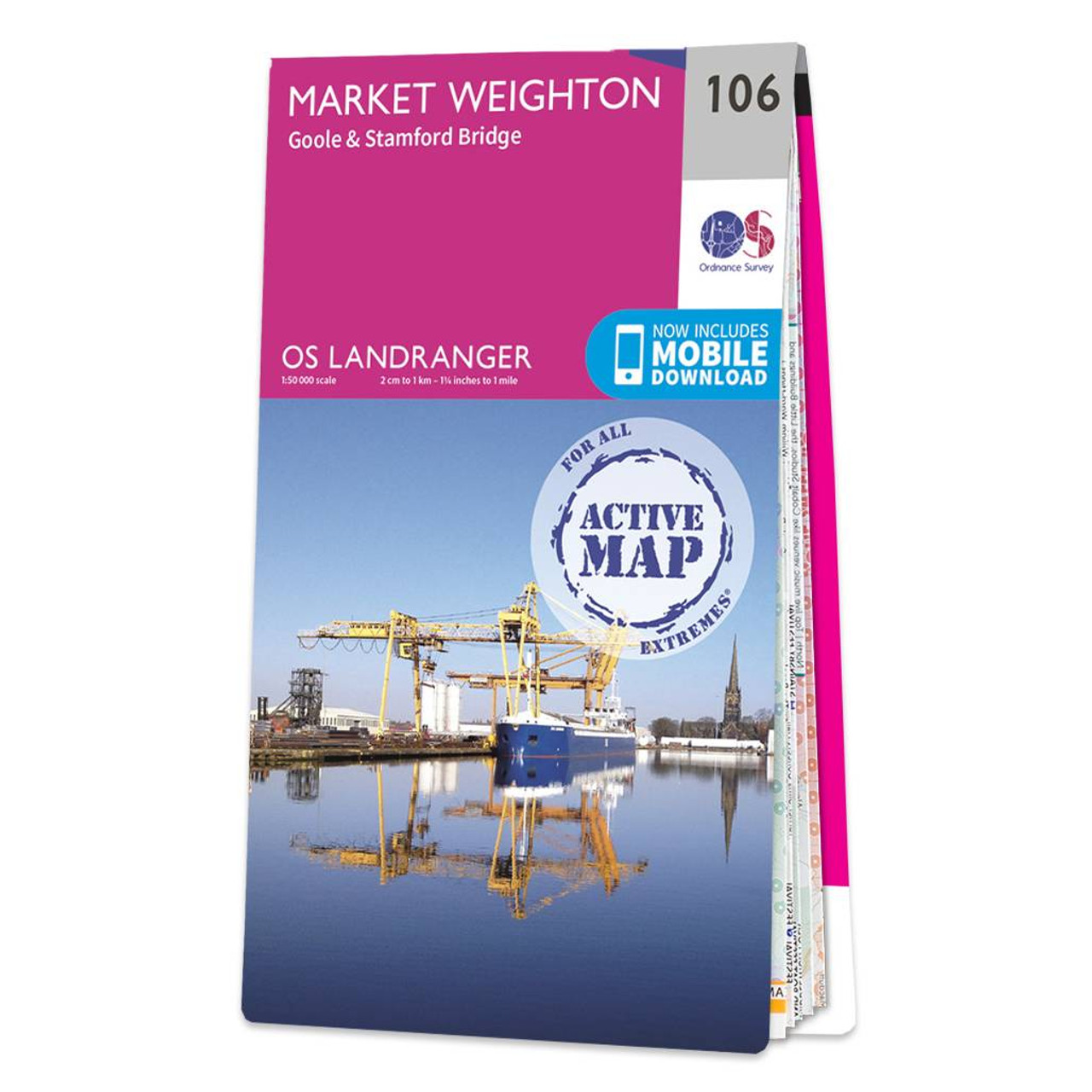 Ordnance Survey Map of Market Weighton