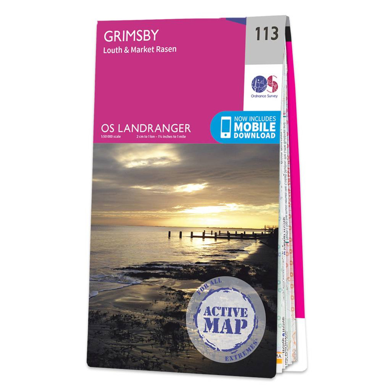 Ordnance Survey Map of Grimsby