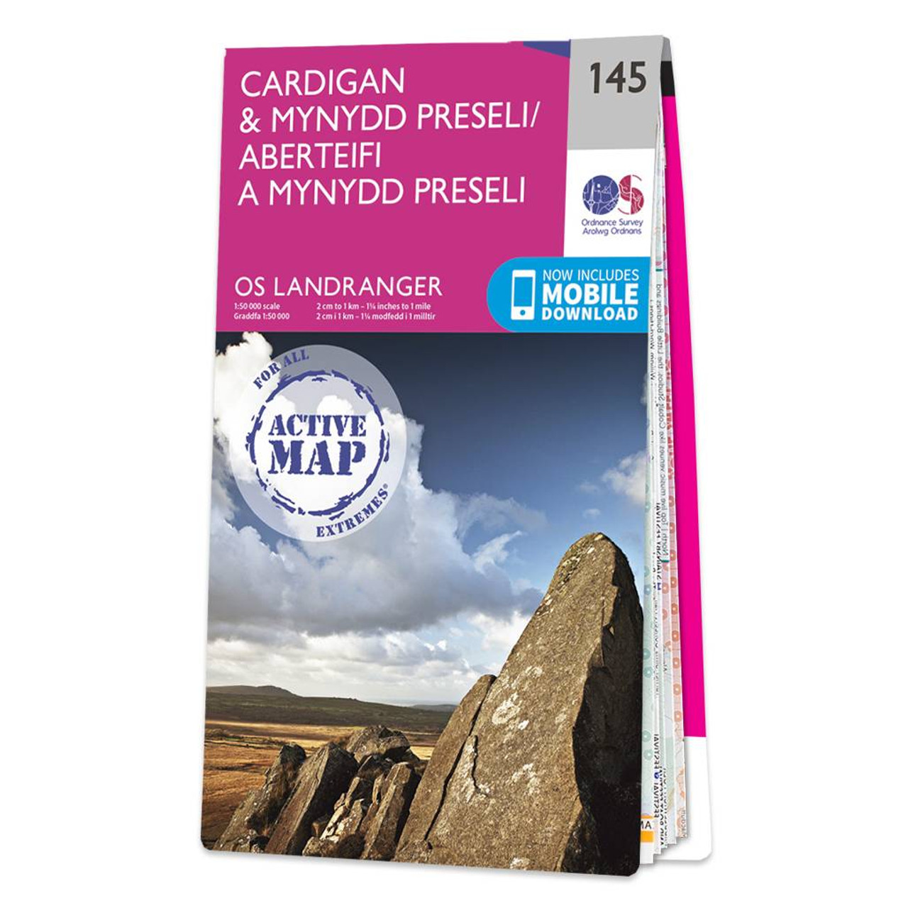 Image of Ordnance Survey Map of Cardigan & Mynydd Preseli