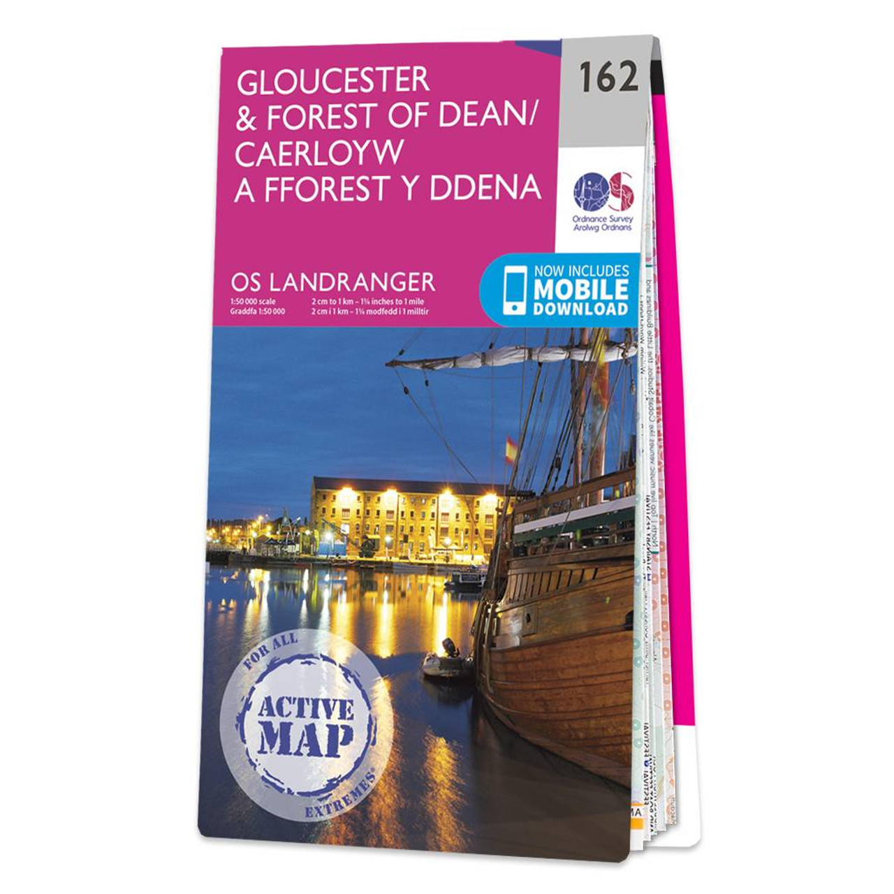 Ordnance Survey OS Map of Gloucester & Forest of Dean: Landranger 162