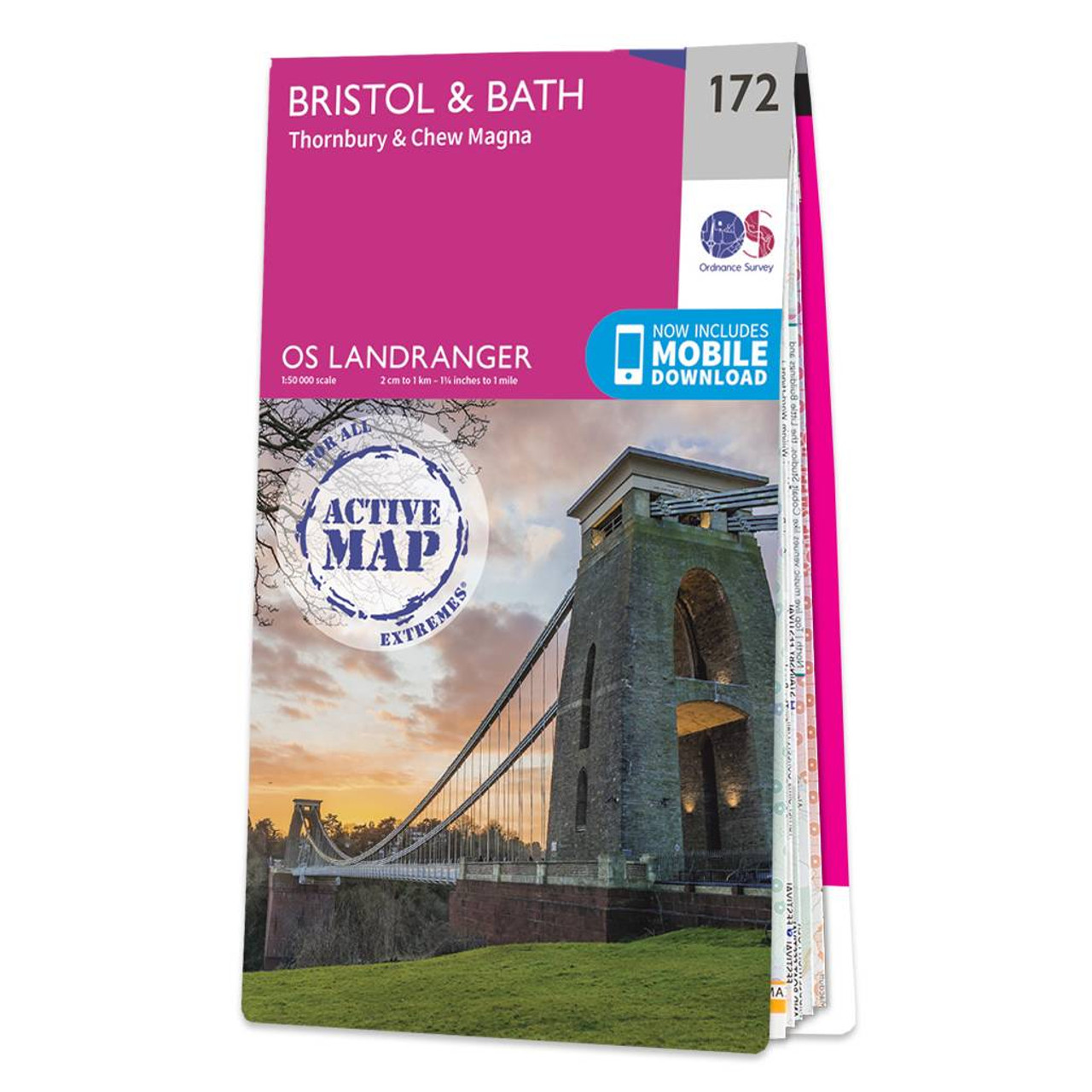 Ordnance Survey Map of Bristol & Bath