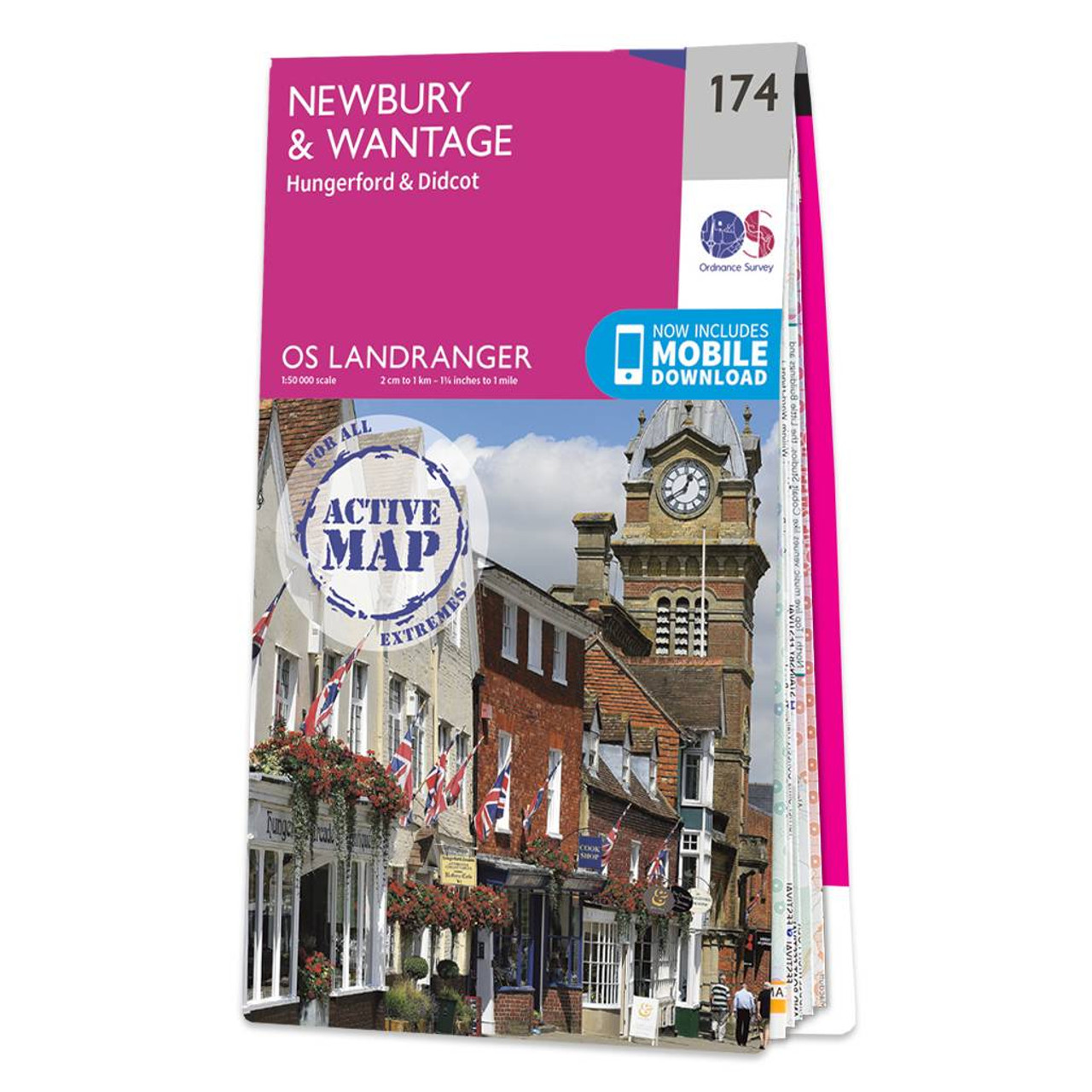 Ordnance Survey Map of Newbury & Wantage