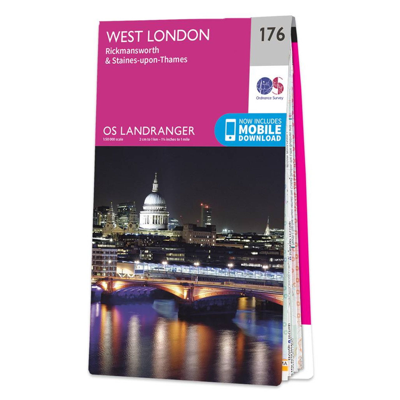 Ordnance Survey Map of West London